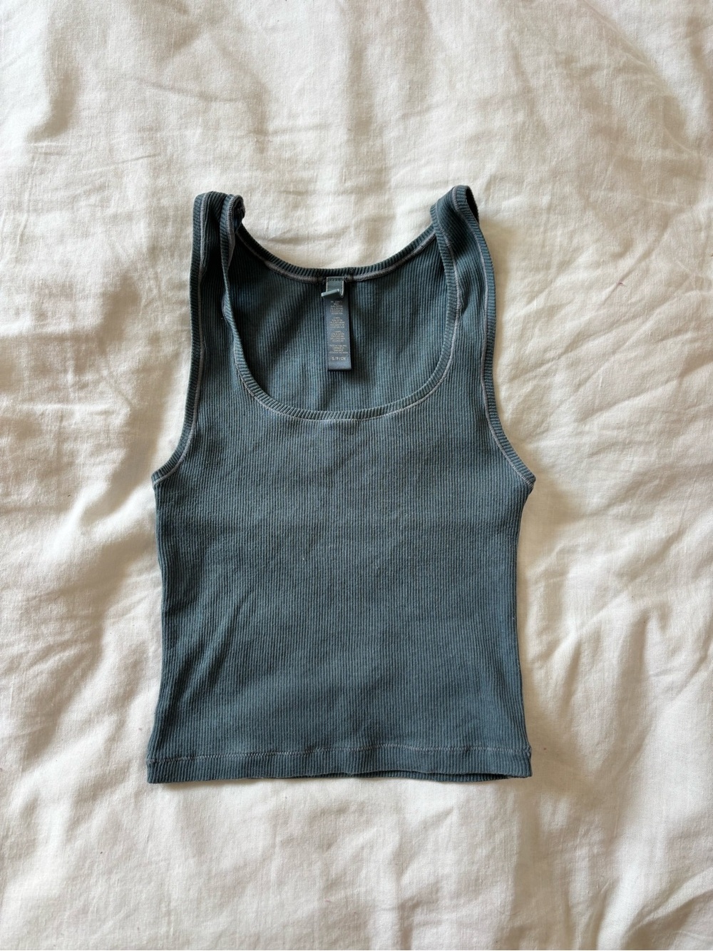Skims Cotton Rib Tank - Kyanite